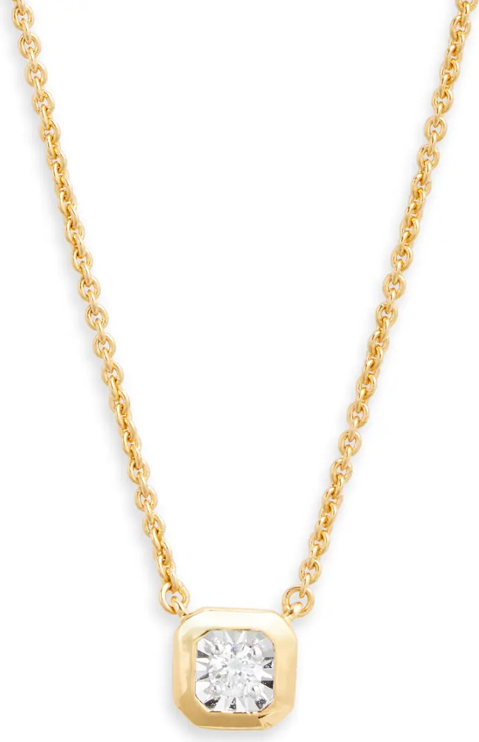 Monica Vinader Lab Created Diamond Pendant Necklace | Nordstrom | Nordstrom