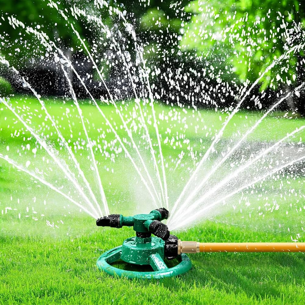 Sprinklers for Yard, Water Sprinkler for Lawn, 360 Degree Rotating Lawn Sprinkler for Yard Large ... | Amazon (US)