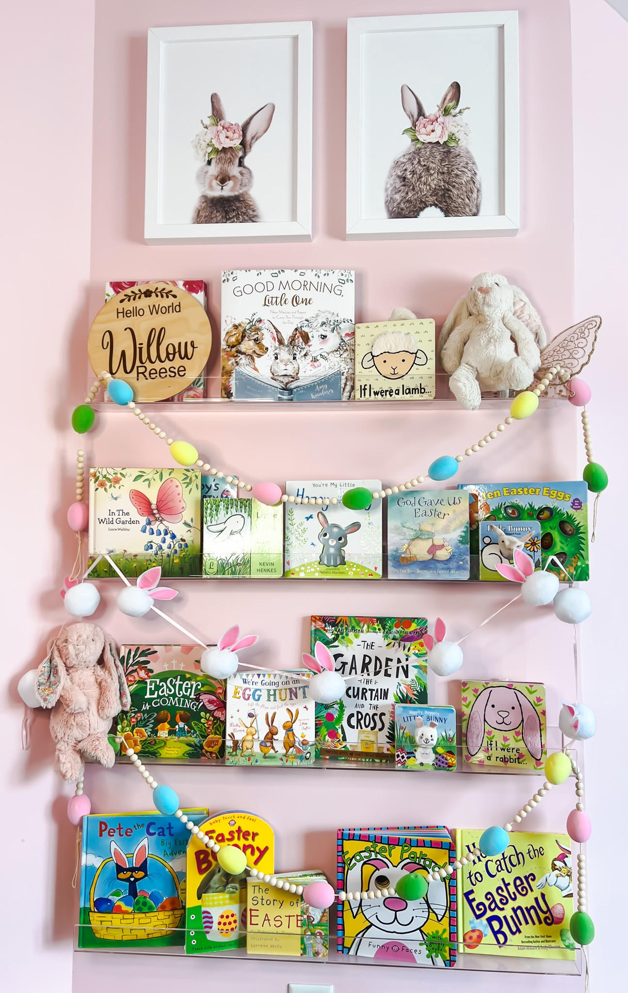 Easter Books 
Easter Bookshelf | Easter Faith Based Books | Toddler Easter Books | True Meaning of Easter | Spring Bookshelf | Spring Books | Toddler Books | Nursery Bookshelf Easter Bunny Book| 

#LTKhome #LTKbaby #LTKkids