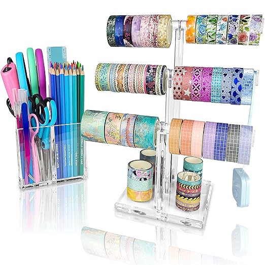 Washi Tape Organizer & Scrapbooking Supply Holder. Contemporary Design of Washi Tape Holder Looks... | Amazon (US)