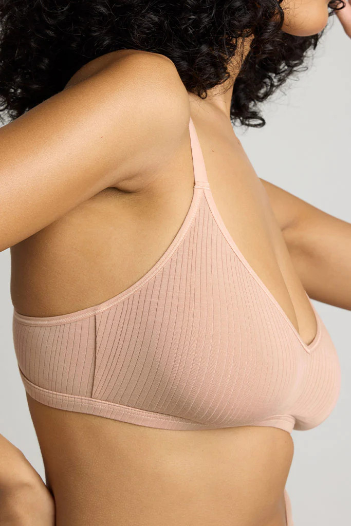 Whipped Non-Wire Bra in Buff - 0 / Buff / Single | Negative Underwear