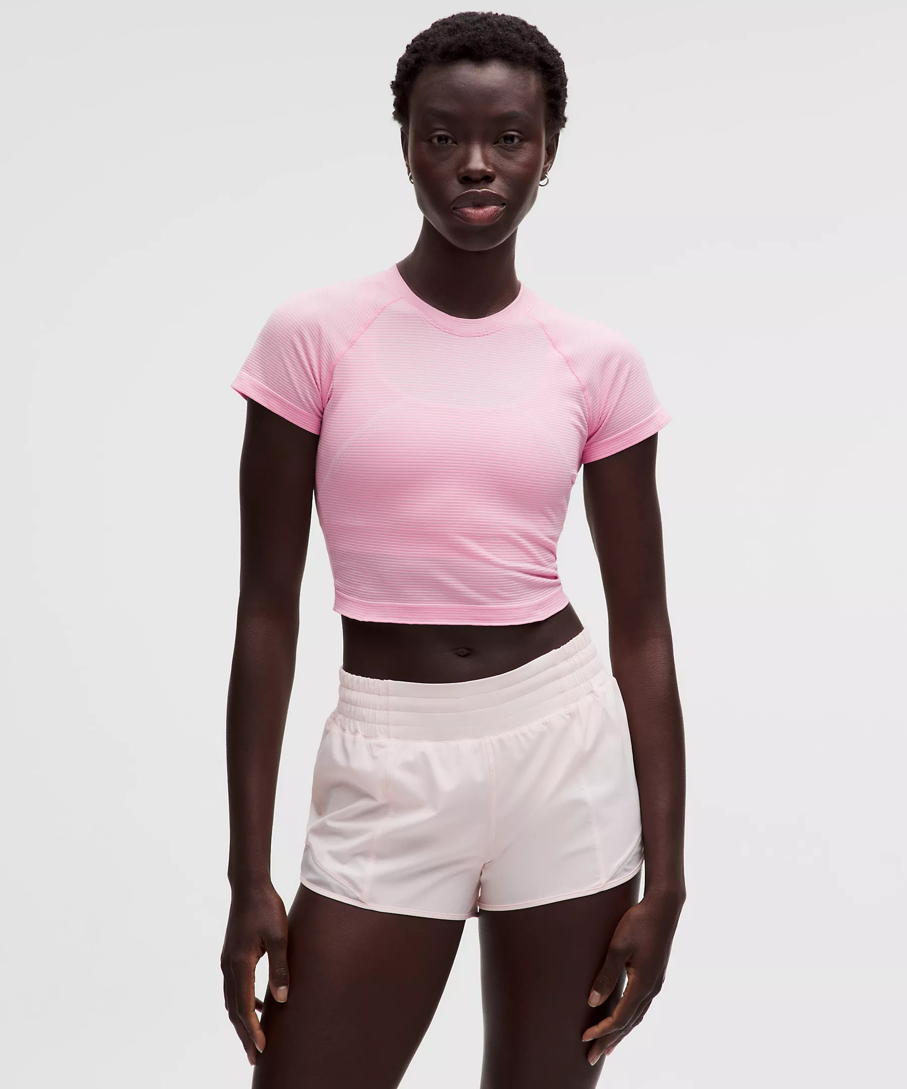 Swiftly Tech Cropped Short-Sleeve Shirt 2.0 | Lululemon (US)