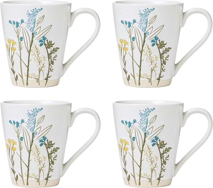 Lenox 896638 Wildflowers Mugs, Set of 4 | Amazon (US)