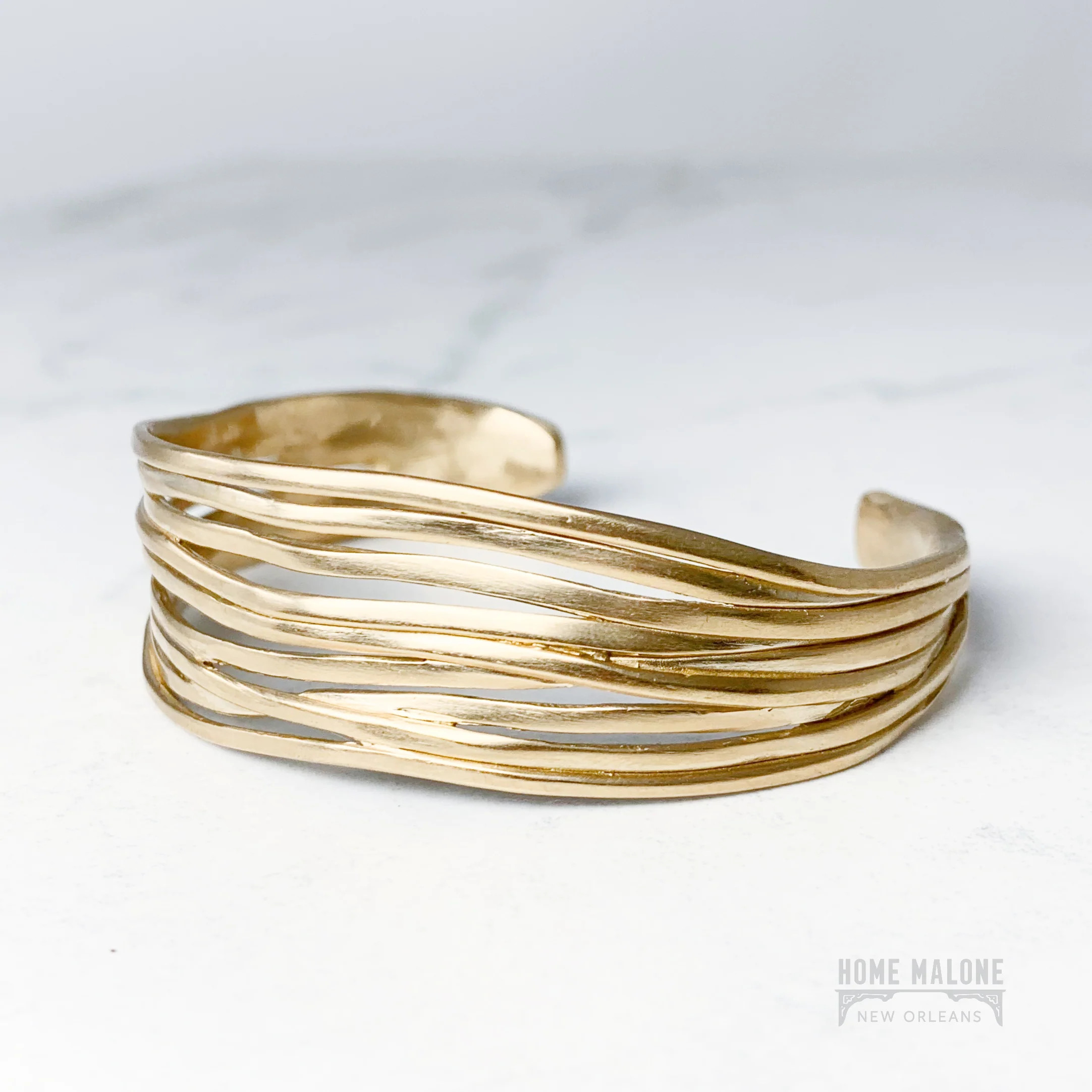 Mimosa Cuff - Loblolly Pine Needle Bronze | Home Malone