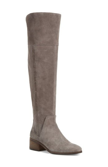 Women's Vince Camuto Kochelda Over The Knee Boot, Size 7 Wide Calf M - Grey | Nordstrom
