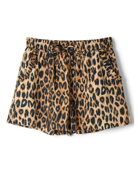 Damson Madder Leopard Pull On Shorts - Trouva | Trouva (Global)