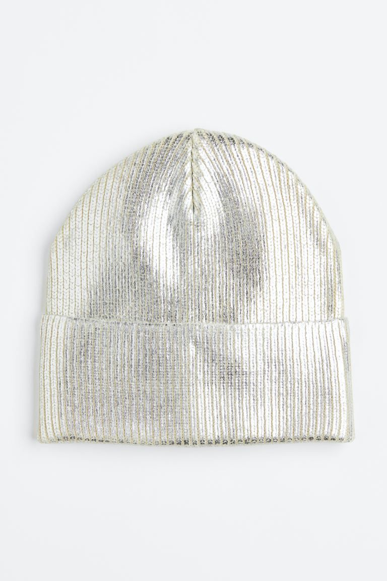 Rib-knit Hat - Silver-colored - Kids | H&M US | H&M (US + CA)