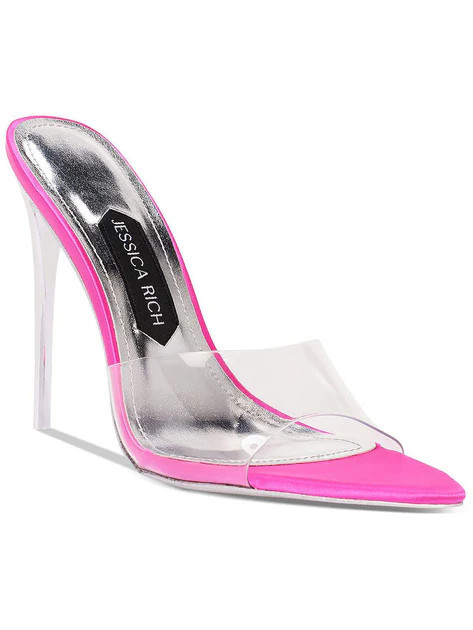 RACY MULE Womens Leather Open Toe Pumps | Shop Simon