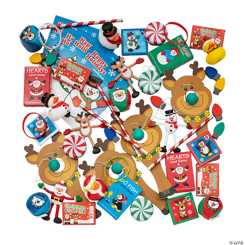 Bulk 50 Pc. Game, Toy & Stationery Stocking Stuffer Assortment | Oriental Trading Company