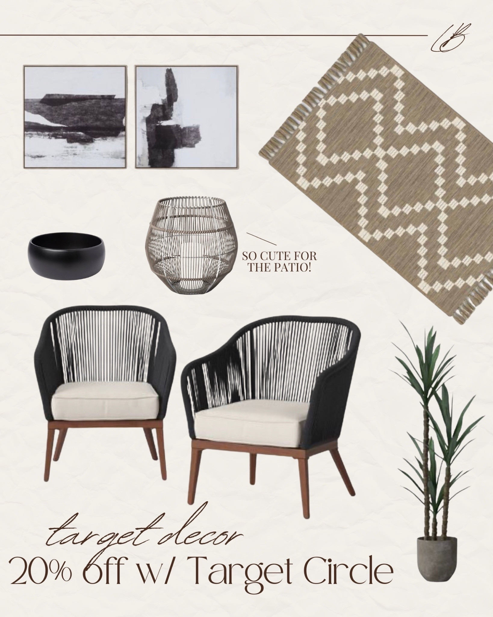 Target decor is 20% off using Target Circle. 

Lee Anne Benjamin 🤍

#LTKsalealert #LTKhome #LTKstyletip