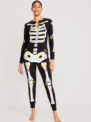 Matching Halloween One-Piece Pajamas for Women | Old Navy (US)