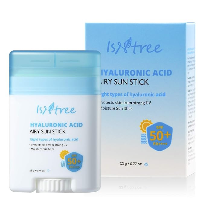 ISNTREE Hyaluronic Acid Airy Sun Stick SPF 50+ PA++++ 0.77 Oz - Effective UV Protection with 8 Ty... | Amazon (US)