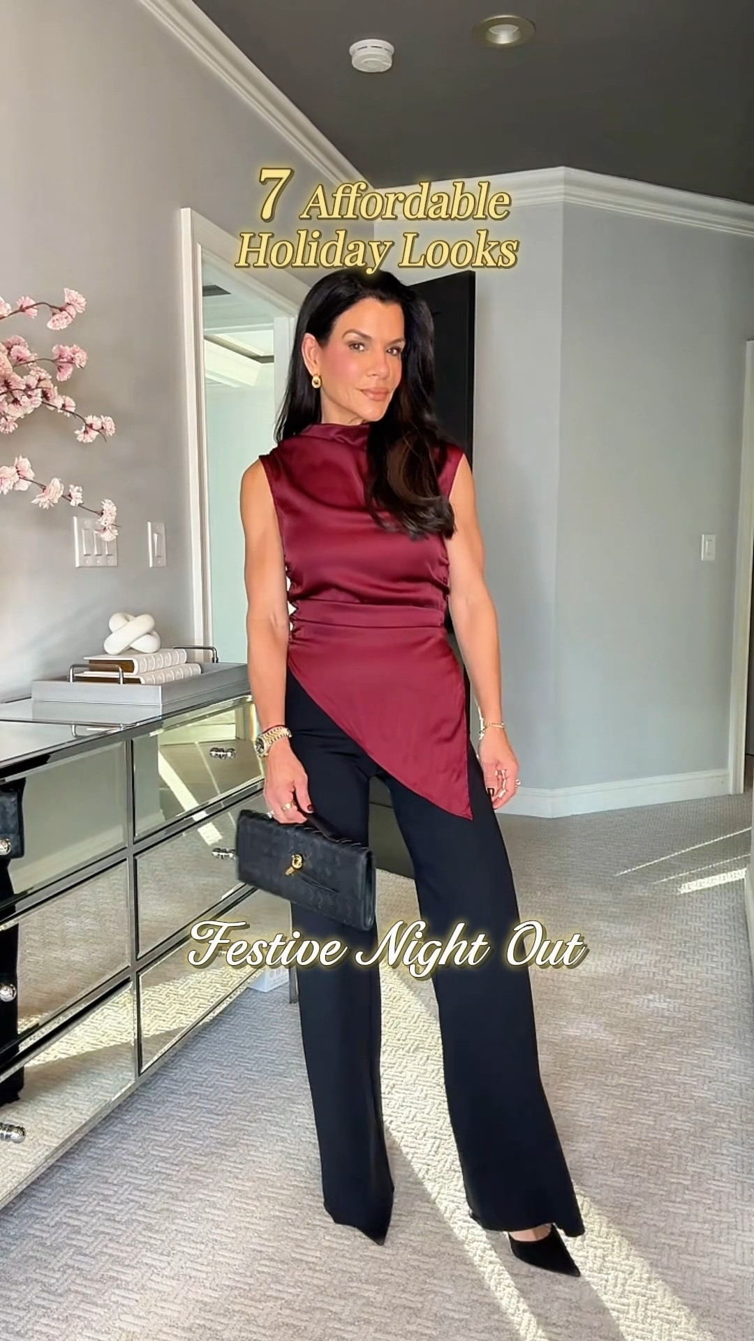 Affordable holiday outfit inspo 🎄

I’m wearing a size small in everything.
Jeans 26

#LTKOver40 #LTKHoliday