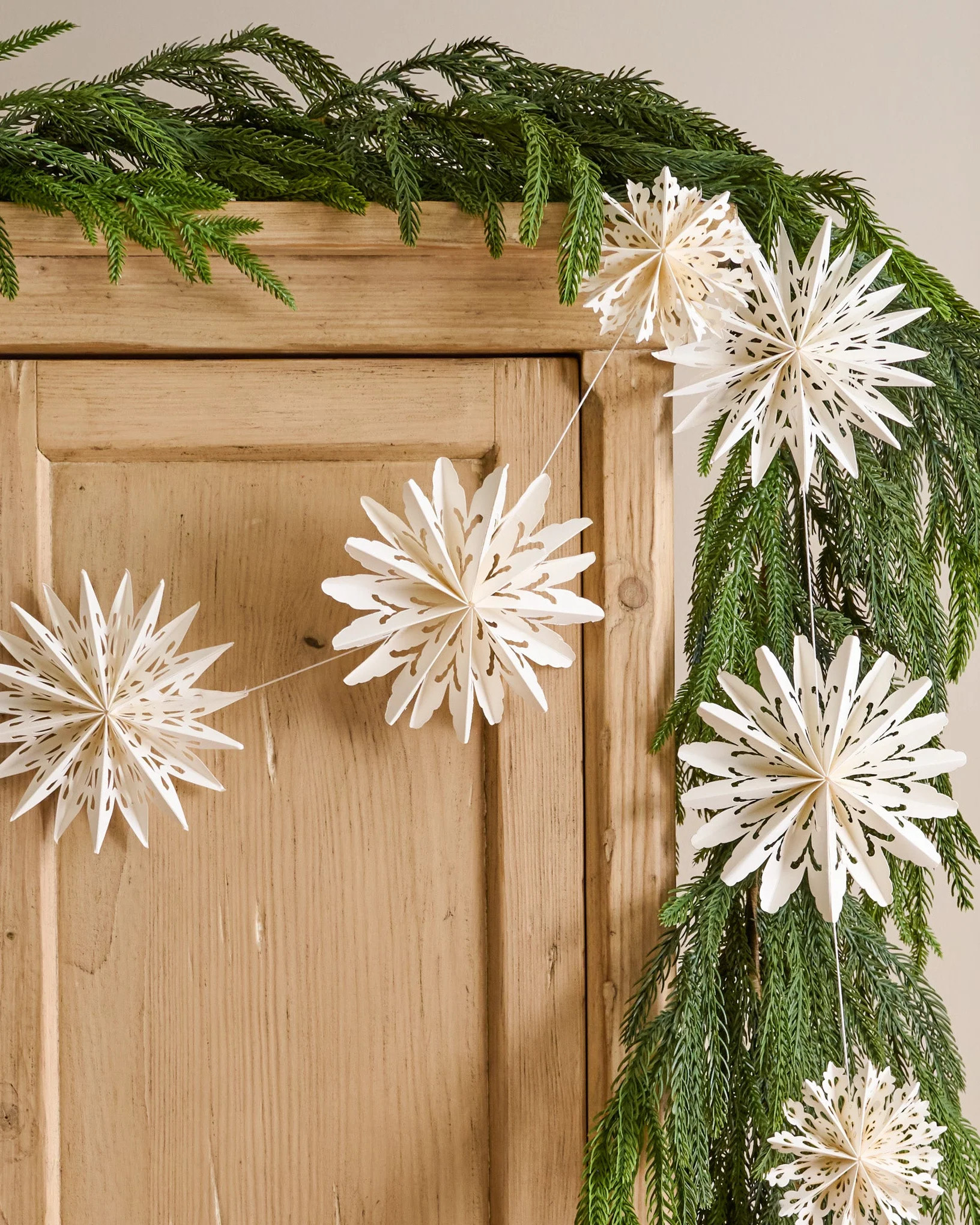 Whimsical Snowflake Garland | Magnolia