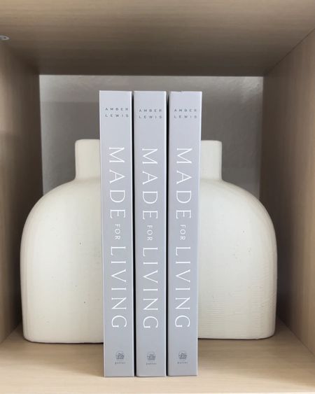 White bookends and made for living books 25% off and free shipping (no code needed) 

#LTKsalealert #LTKhome #LTKstyletip