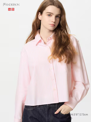 WOMEN'S JW ANDERSON OXFORD BOXY SHIRT | UNIQLO AU | Uniqlo Australia