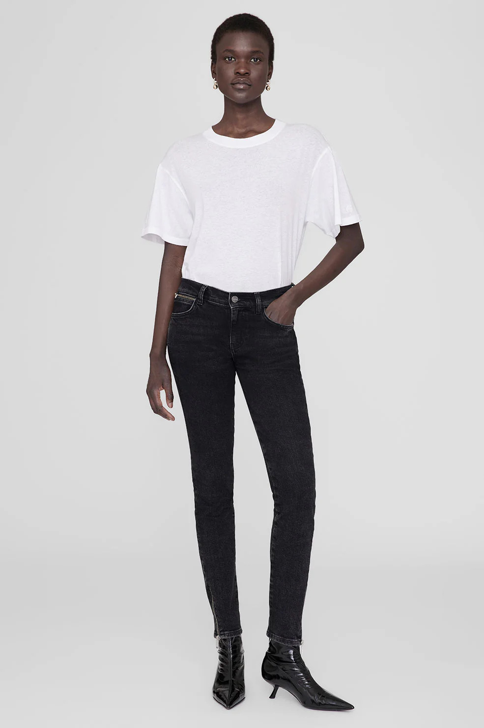 Jax Jean - Smoke Black | Anine Bing