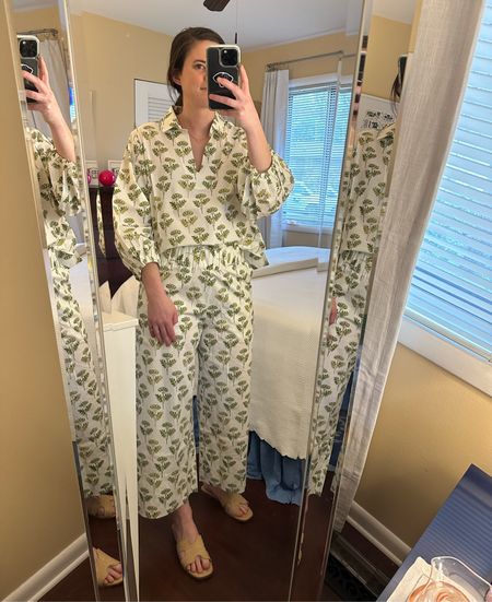 I can’t get over how cute this lounge set is from a new to me brand, Quiet Culture. This is their Take Pause Set in the color “thistle” but it comes in additional colors as well! I’m wearing a size medium and it’s perfect on me since the small May have been too tight across my bottom. These would make adorable bridesmaids pajama gifts! 

#LTKwedding