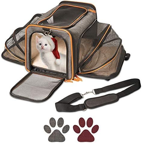 Petpeppy.com The Original Airline Approved Expandable Pet Carrier by Pet Peppy- Two Side Expansio... | Amazon (US)