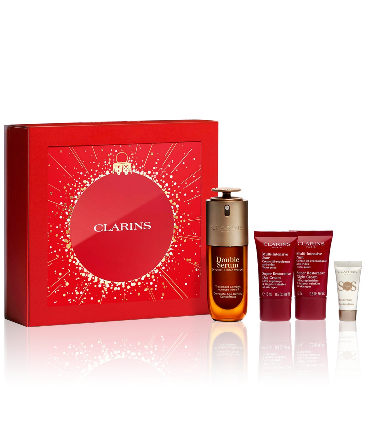 Clarins 4-Pc. Double Serum & Super Restorative Skincare Set | Macy's