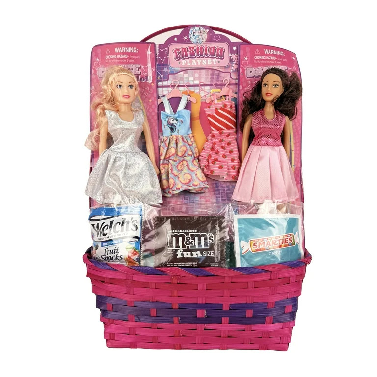2 Doll Girls Prefilled Easter Basket, by Megatoys | Walmart (US)