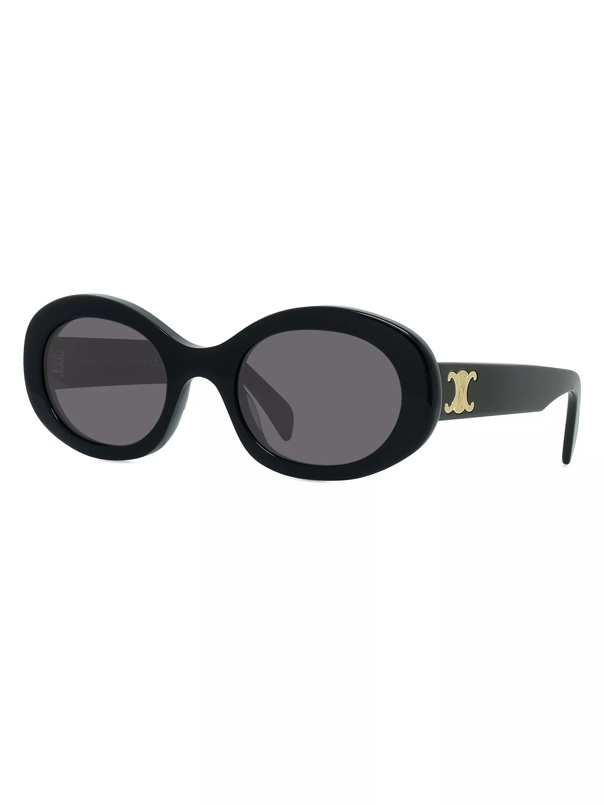 CELINETriomphe 52MM Oval Sunglasses | Saks Fifth Avenue