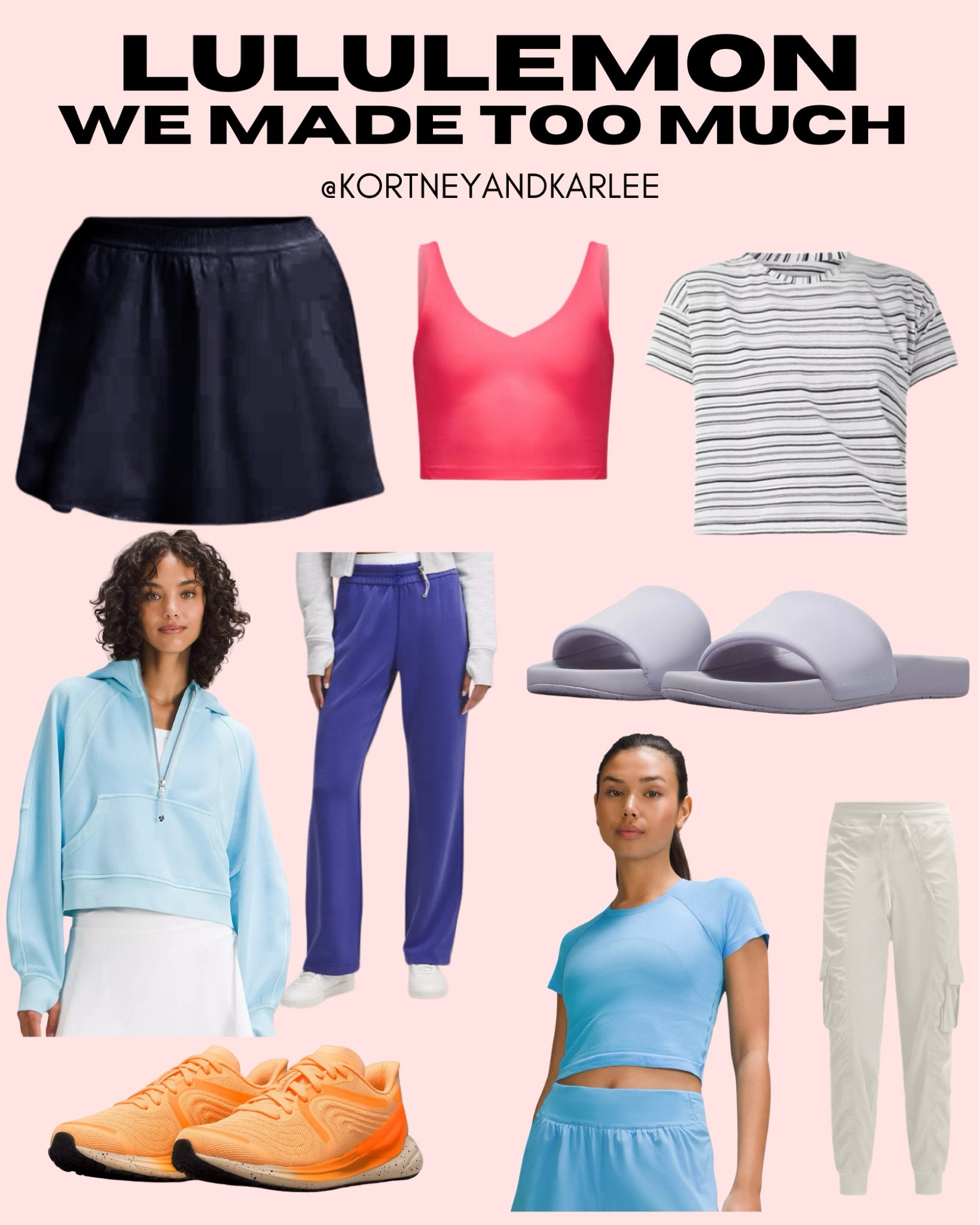 Lululemon we made too much!

Kortney and Karlee | #kortneyandkarlee 

#LTKfindsunder50 #LTKfindsunder100 #LTKstyletip