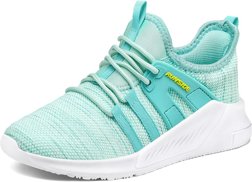 RUNSIDE Boys Girls Tennis Shoes Kids Lightweight Breathable Sneakers Lace-up Running Athletic Sho... | Amazon (US)