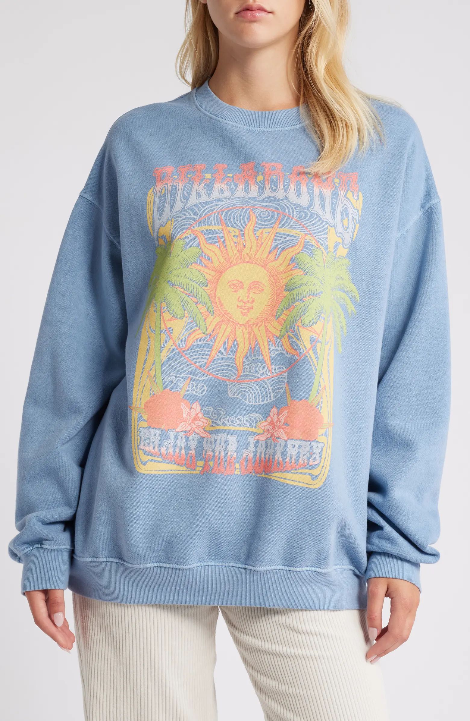 Ride In Cotton Blend Graphic Sweatshirt | Nordstrom