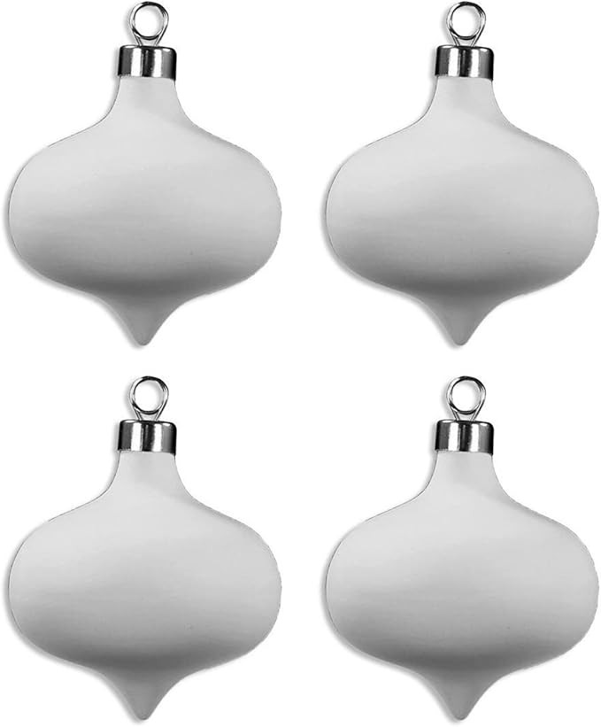 Classic Holiday Ornaments - Set of 4 - Paint Your Own Ceramic Keepsakes | Amazon (US)