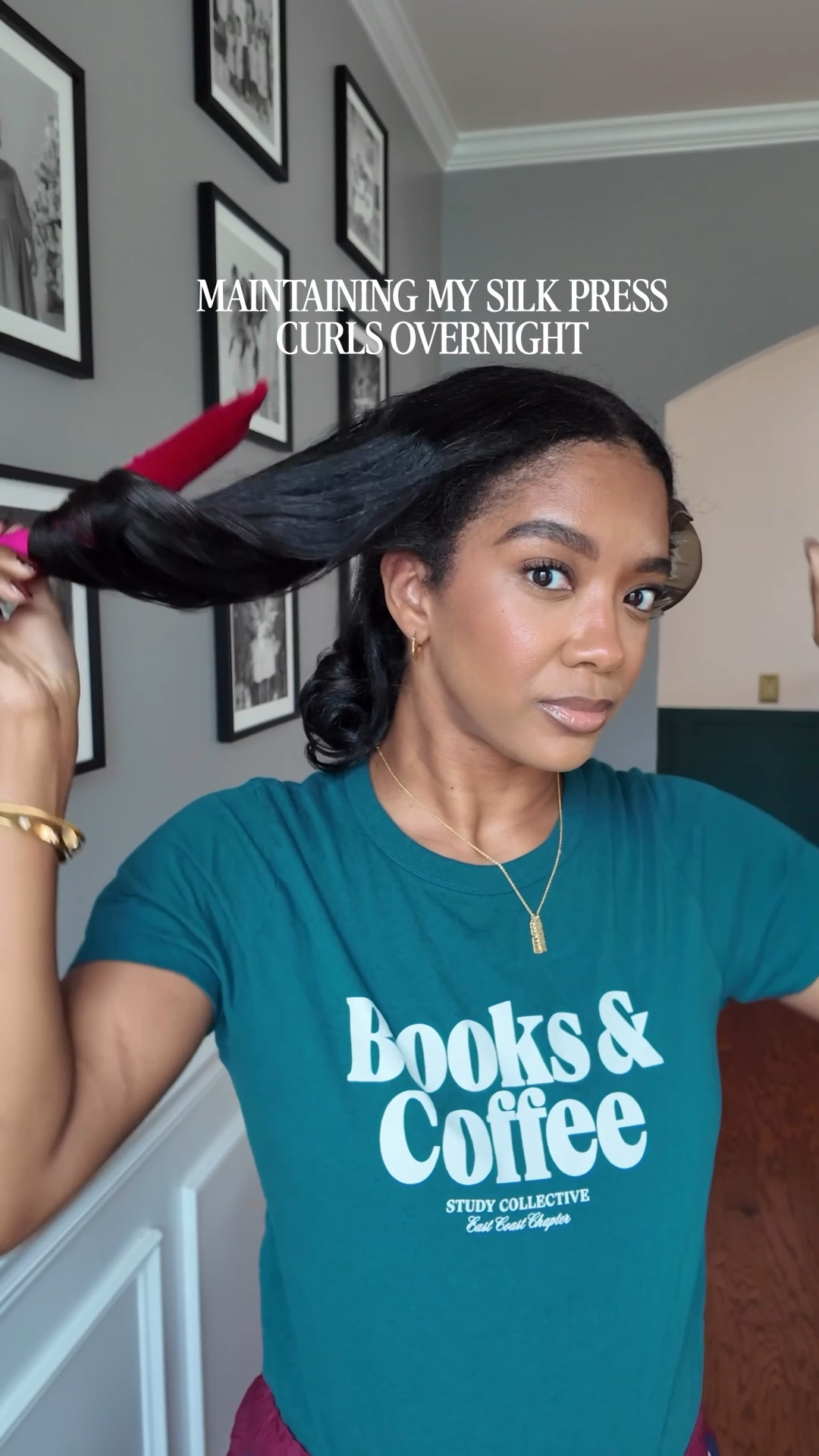 Maintaining my silk press curls overnight ✨ 

I wanted my curls to be more flipped up for I added these larger rods. I am missing some of my rod covers but they all ended up staying on. This at home silk press turned out really soft and bouncy with the combo I used on wash day!

#LTKHoliday #LTKSeasonal #LTKBeauty