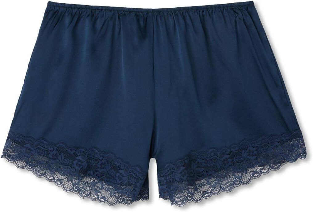 Intimissimi Woman's Lace Trim Silk Shorts | Amazon (US)