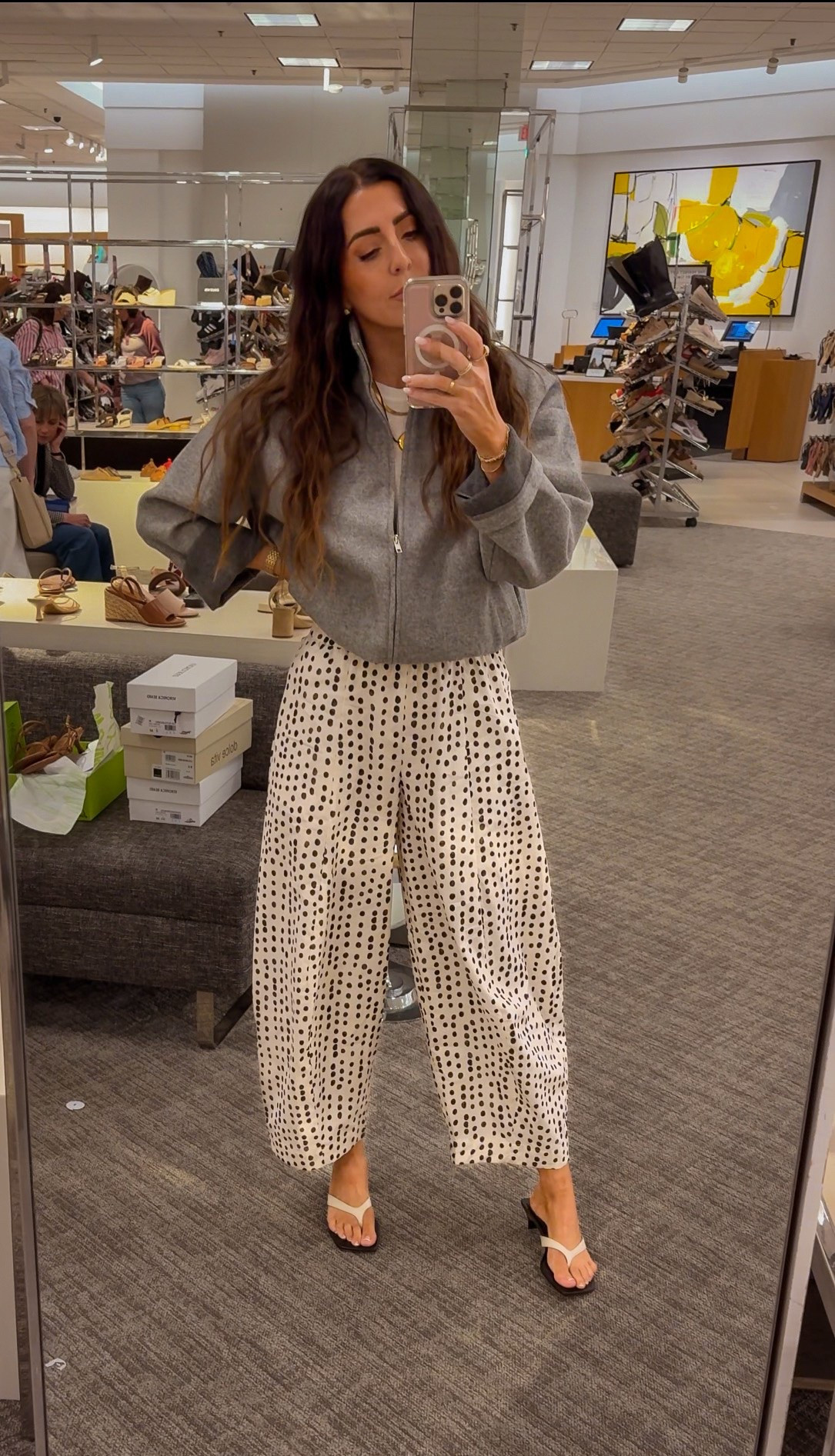 Shopping outfit!! I got so many compliments on these Zara pants from strangers !!! Wearing an XS. Wearing a small in this semi sheer tshirt from Target!

#LTKootd #LTKOver40 #LTKmomlife