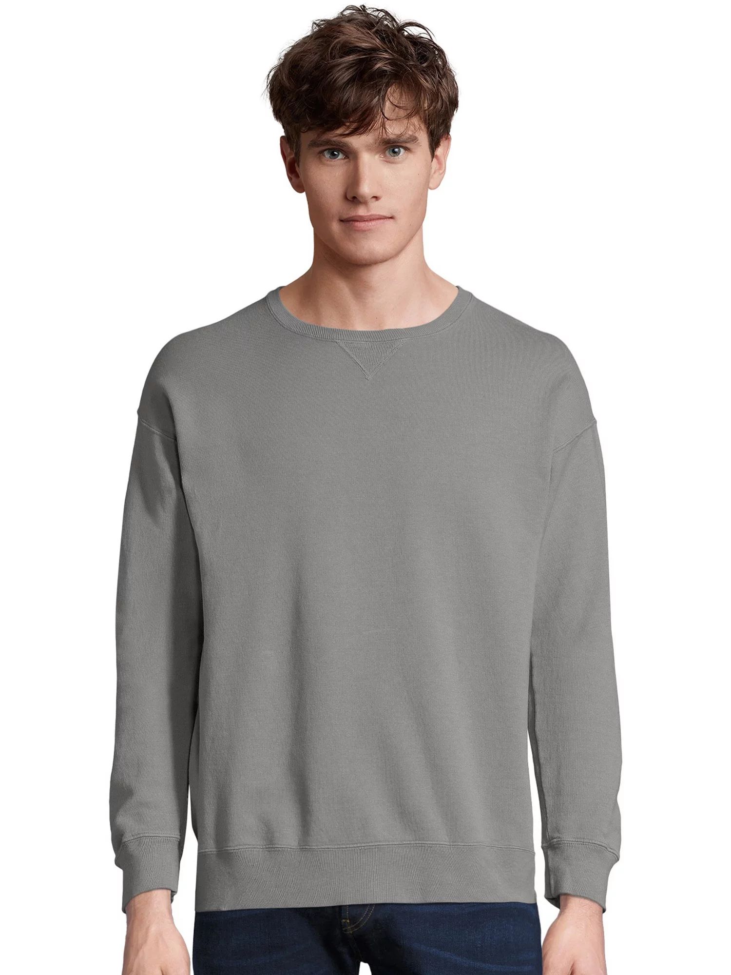 Hanes Men's ComfortWash Fleece Sweatshirt, Sizes S-3XL | Walmart (US)