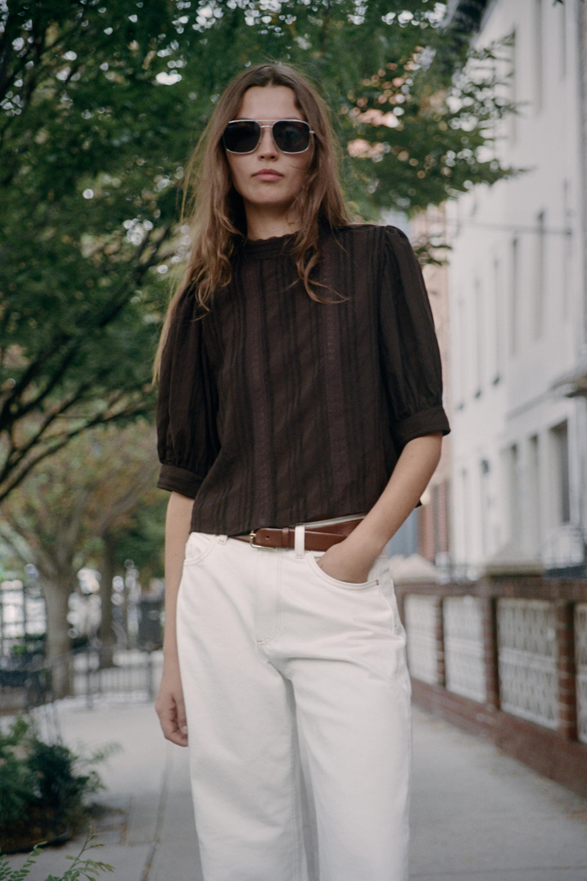 ROMANTIC LACE BLOUSE | Zara US