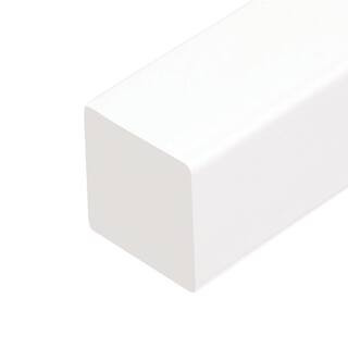 2330 5/8 in. x 5/8 in. x 8 ft. PVC Composite White Blind Stop Molding | The Home Depot