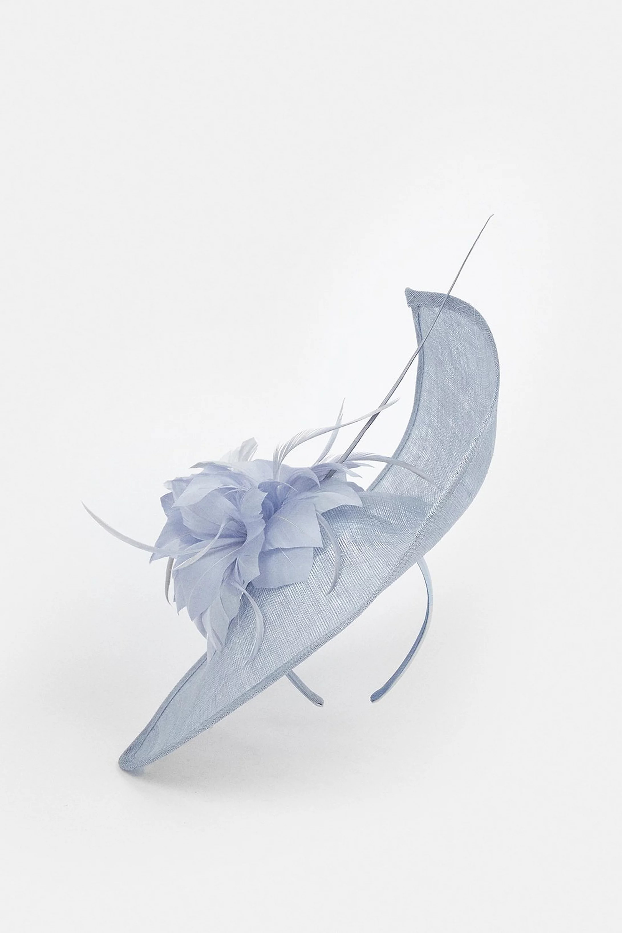 Feather & Quill Disc Fascinator | Karen Millen UK + IE + DE + NL