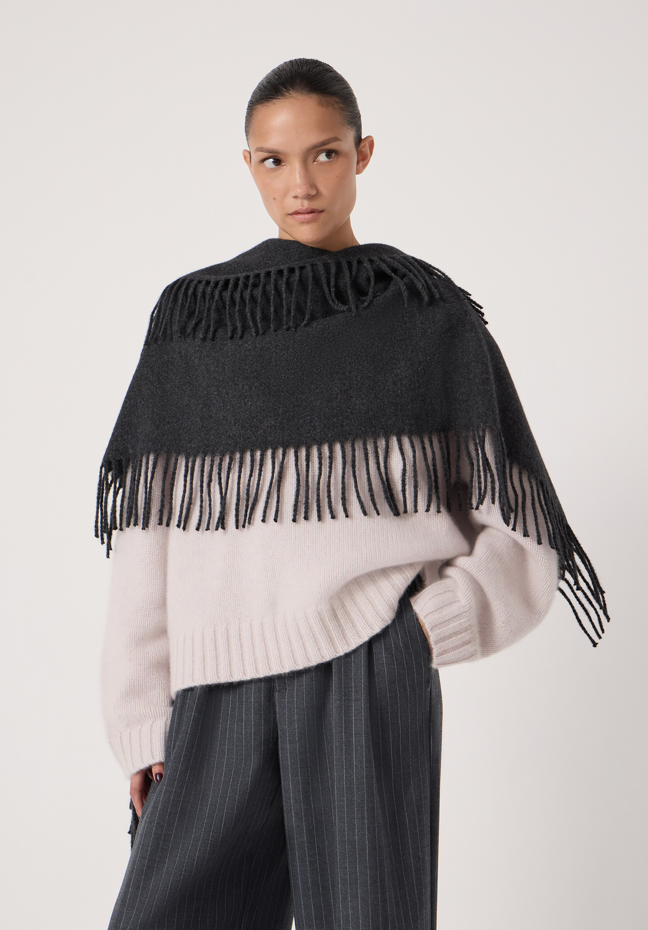 Fringe Detail Scarf | Hush UK
