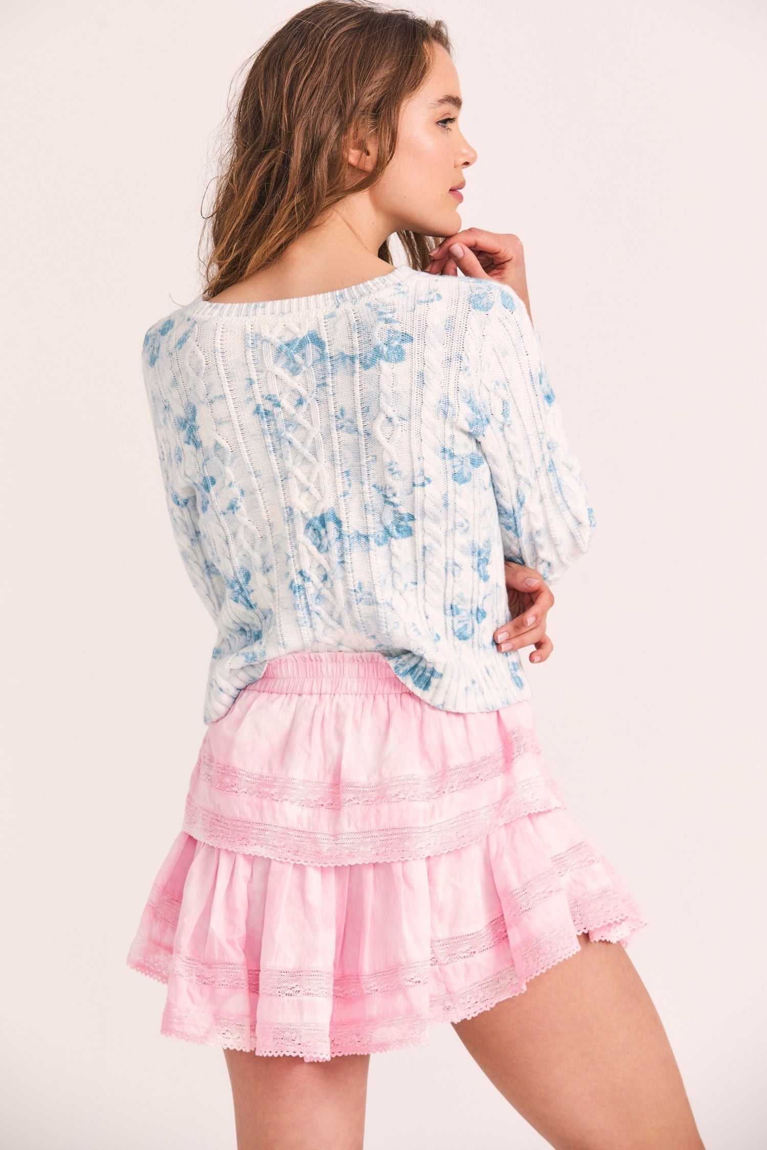 Ruffle Mini Skirt | LOVESHACKFANCY