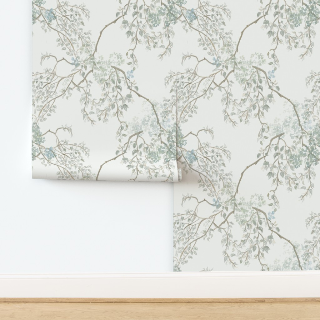 Wallpaper in Weeping Branches | Spoonflower