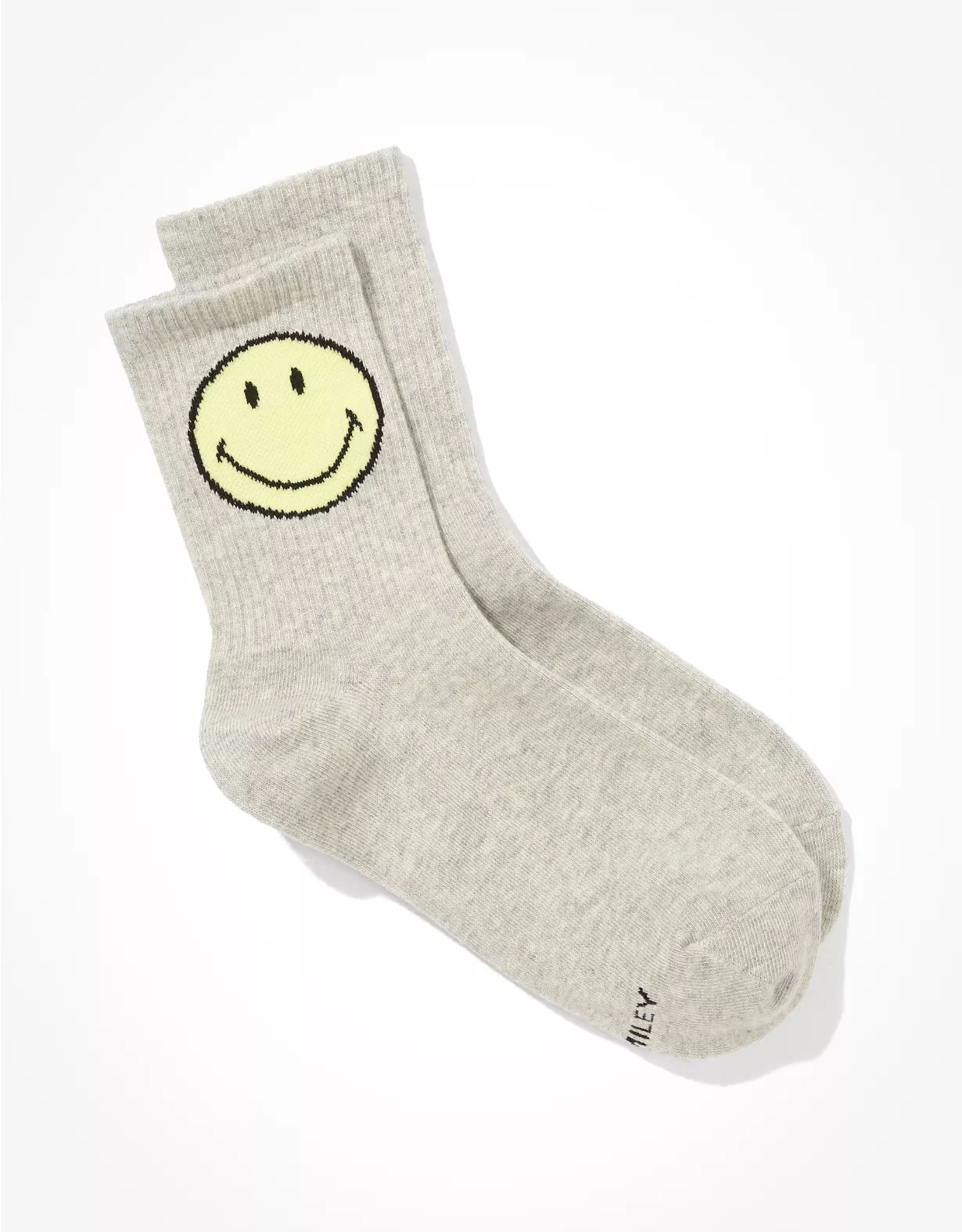AE Smiley® '90s Crew Sock | American Eagle Outfitters (US & CA)
