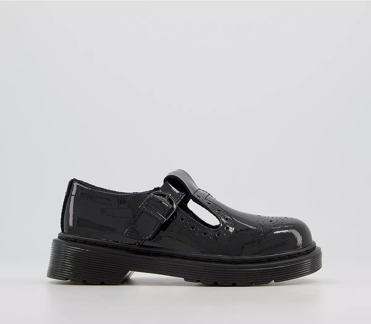 Dr. Martens
								Polley Mary Jane Junior Shoes
								Black Patent Brogue | OFFICE London (UK)