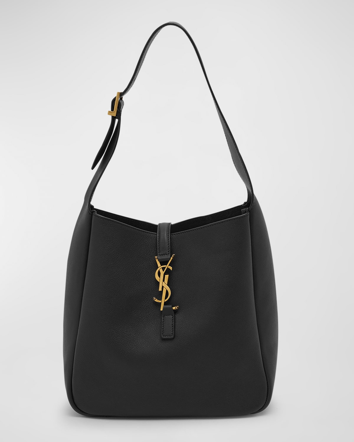 Le 5 A 7 Small Shoulder Bag in Smooth Supple Leather | Neiman Marcus