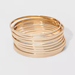 Bangle Bracelet 10pc - A New Day™ Gold | Target
