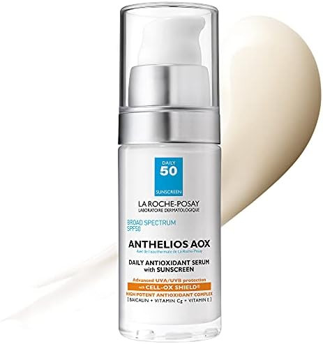 La Roche-Posay Anthelios AOX Daily Antioxidant Serum with Sunscreen, Broad Spectum SPF 50 Daily S... | Amazon (US)