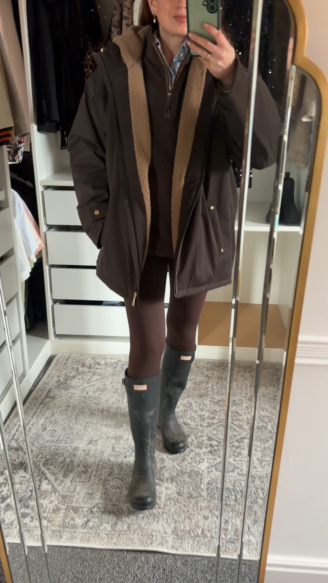 Wet weather outfit for Winter walks that still looks put together 🤎🧥🦮 

#LTKwinter #LTKluxury #LTKuk