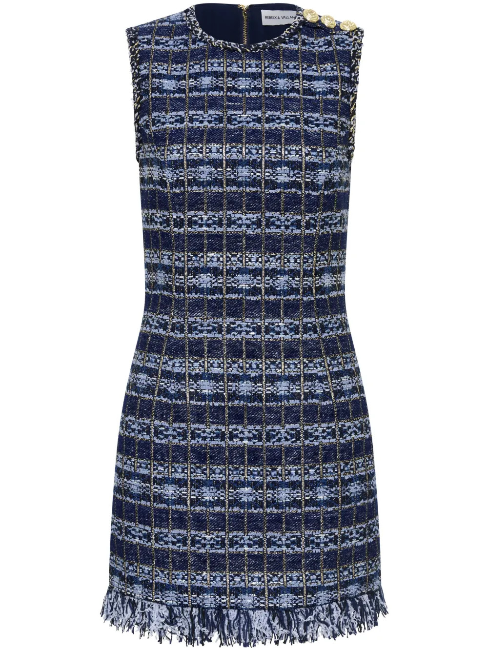 Rebecca Vallance Caroline Tweed Minidress - Farfetch | Farfetch Global