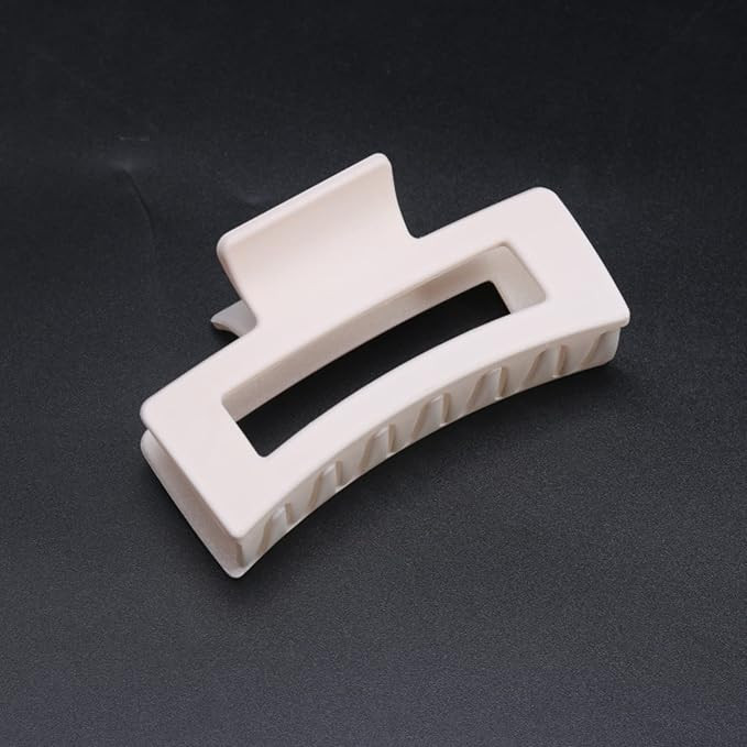 Square Frosting Claw Clips,Big Hair Clips Nonslip Matte Barrettes Thin Thick Short Hair for Women... | Amazon (US)