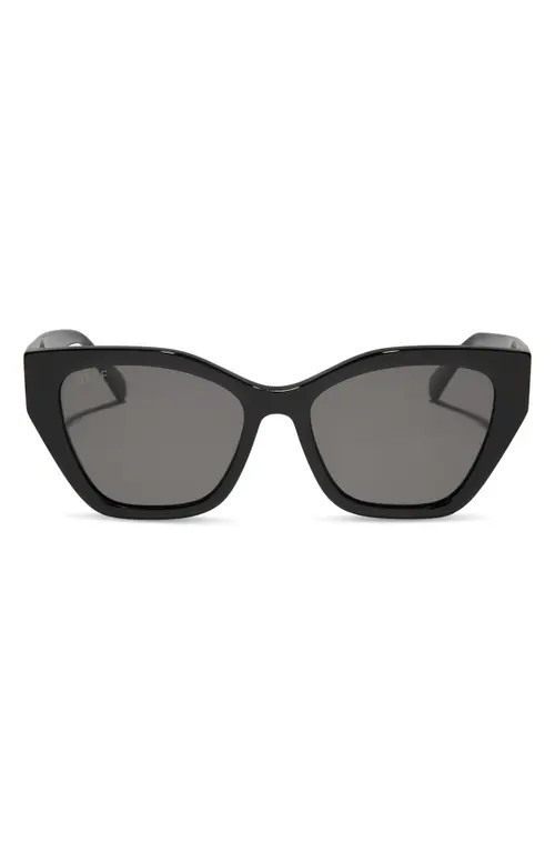 DIFF Evie 54mm Polarized Sunglasses in Grey at Nordstrom | Nordstrom