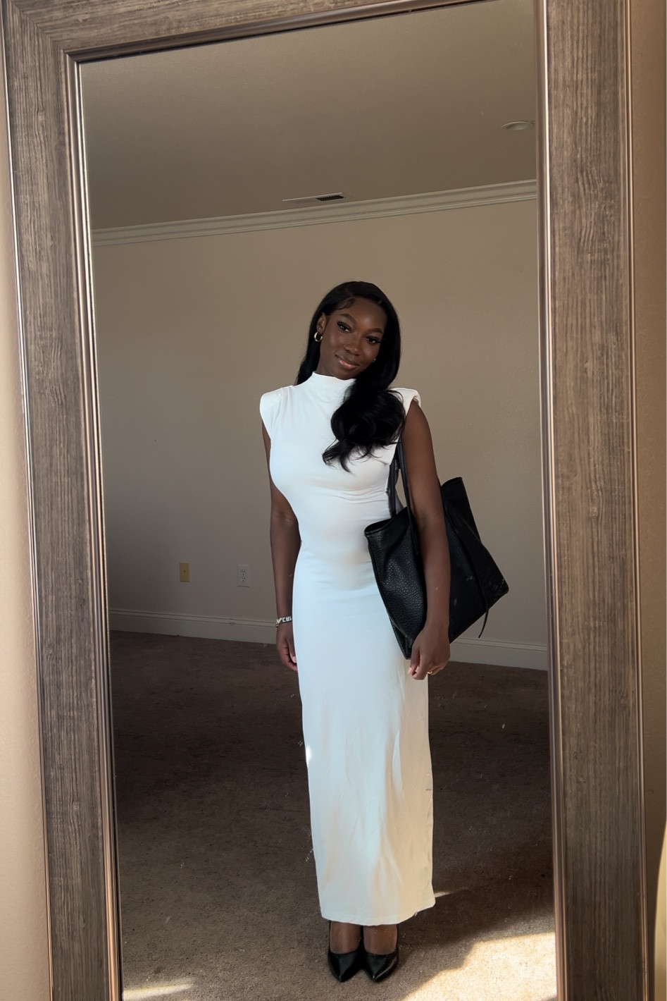 White shoulder pad dress 🤍

#LTKU #LTKFindsUnder50 #LTKStyleTip